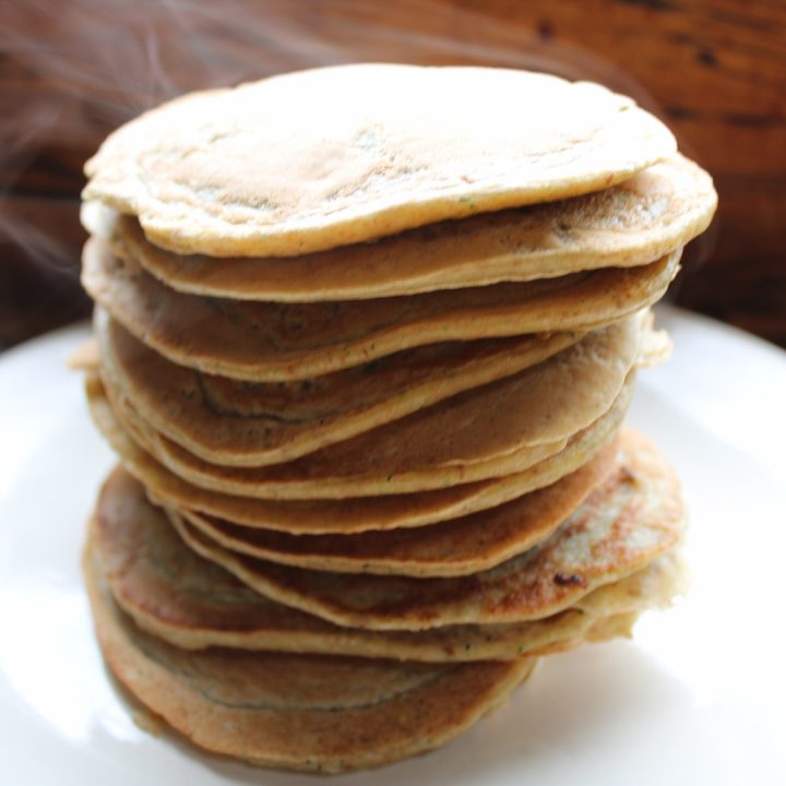 Healthy Zucchini Banana Pancakes